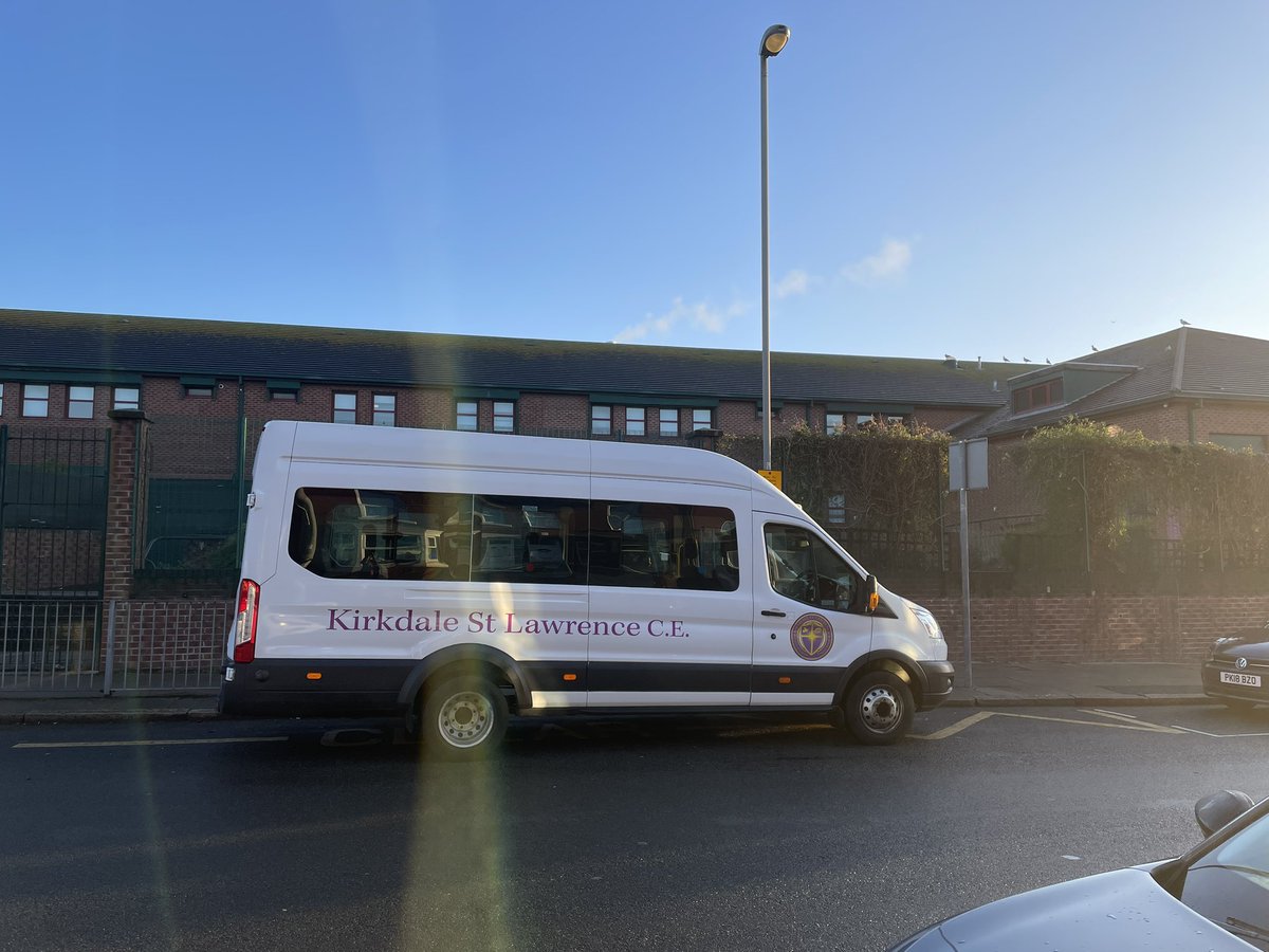 MissAshton3's tweet photo. We can’t wait to see where our lovely new mini bus will take us! The world is our oyster! @KSL_Kirkdale @KSLsport #travel https://t.co/PNzBnEuX80