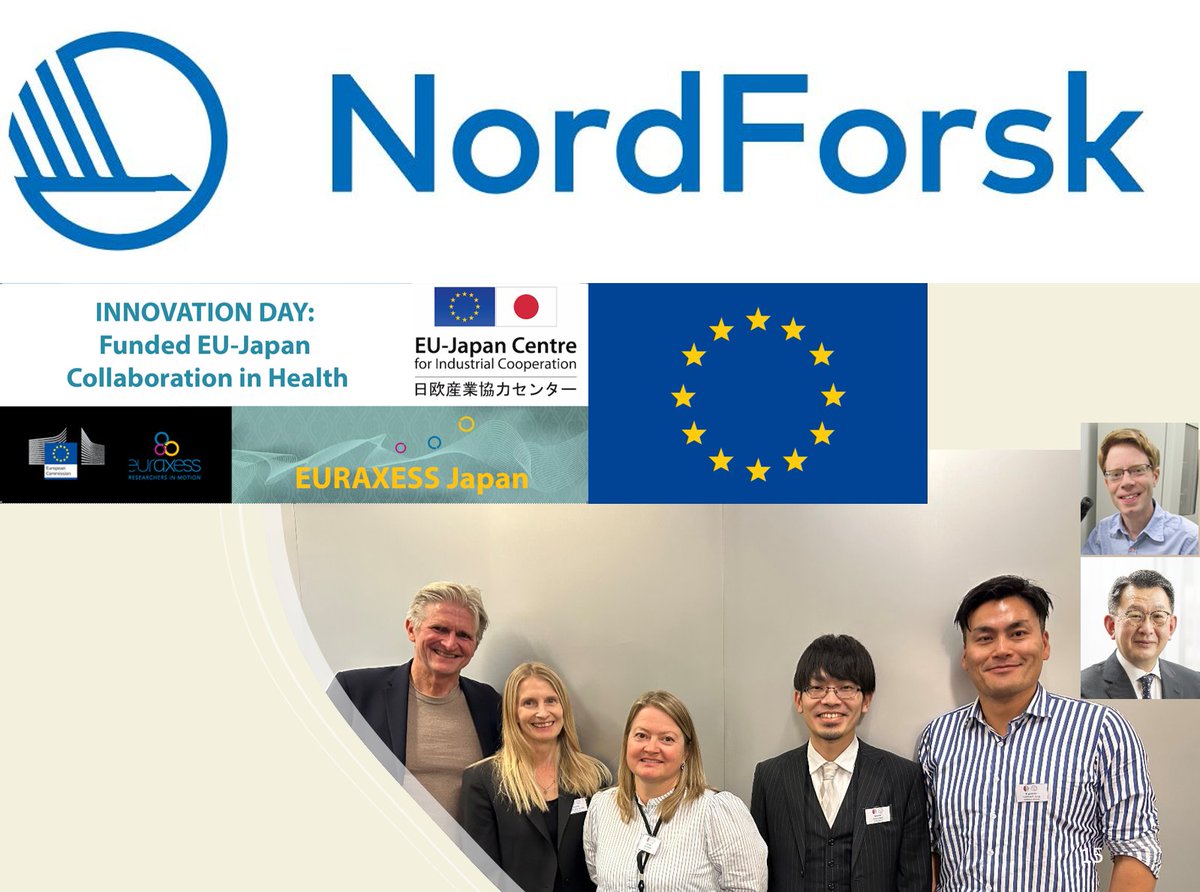 NO-Age and NO-AD Joint Venture (@noage100) on Twitter photo A NordForsk supported Nordic-Japan joint project 'Unveiling the risk factors of ageing to promote healthy longevity'.
A progress report presented to EURAXESS Japan, including to the representative of the Norwegian Embassy in Japan.
<a href="/Chiba_Univ_PR/">千葉大学広報</a>; <a href="/karolinskainst/">Karolinska Institutet</a>; <a href="/UniOslo/">Universitetet i Oslo</a> A NordForsk supported Nordic-Japan joint project 'Unveiling the risk factors of ageing to promote healthy longevity'.
A progress report presented to EURAXESS Japan, including to the representative of the Norwegian Embassy in Japan.
<a href="/Chiba_Univ_PR/">千葉大学広報</a>; <a href="/karolinskainst/">Karolinska Institutet</a>; <a href="/UniOslo/">Universitetet i Oslo</a>