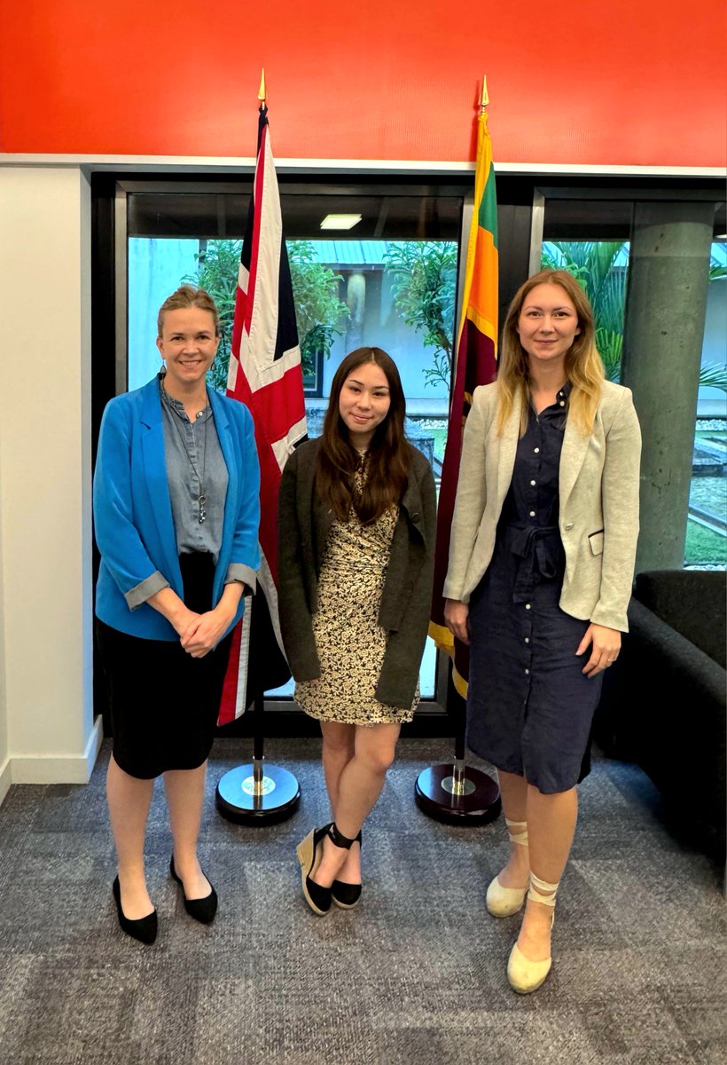 UKinSriLanka's tweet photo. Last week, OCPP's Senior Programme Director Estelle Jones and team leader Amber Pengilley visited Sri Lanka for the #SACEPSymposium delivered as part of OCPP @CefasGovUK @JNCC_UK @The_MMO and meet a range of local partners.
๐๐ง#BluePlanetFund #OceanCountryPartnershipProgramme https://t.co/T5bOuzhQoL