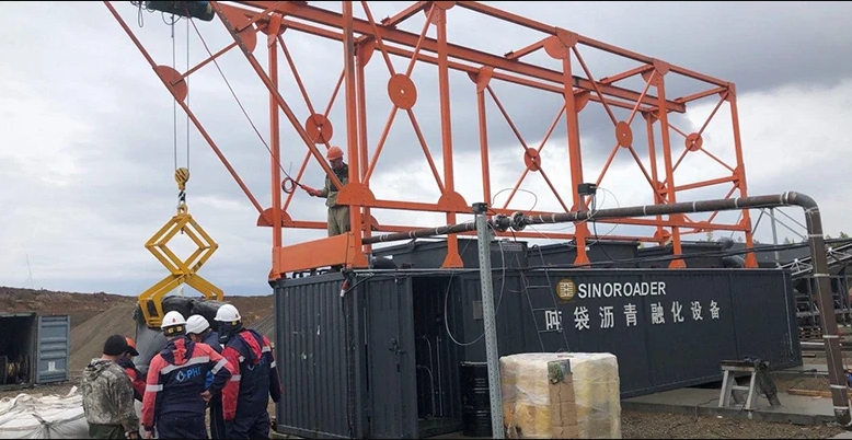 SinoroaderChina's tweet photo. We mainly supply 3 types decanting machine, bitumen drum decanter, bitumen bag decanter, bitumen drum &amp; bag decanter. 
We can also accept customized requirements. 
Whatsapp: +86 189 0381 9201 https://t.co/cS7sGLGaHZ