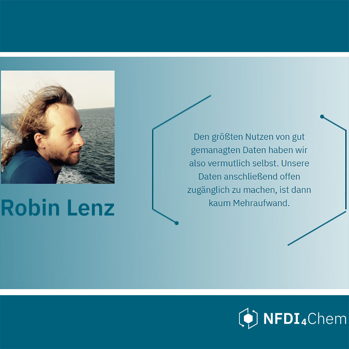 "The greatest benefit of well-managed #data is therefore probably our own. Making our data openly accessible afterwards is then hardly any additional effort."
#FAIR4Chem Awardee 2024 Robin Lenz

Watch his newly published Awardee Talk

youtu.be/_n7I1Gr9LTM 

#chemistry #FAIR