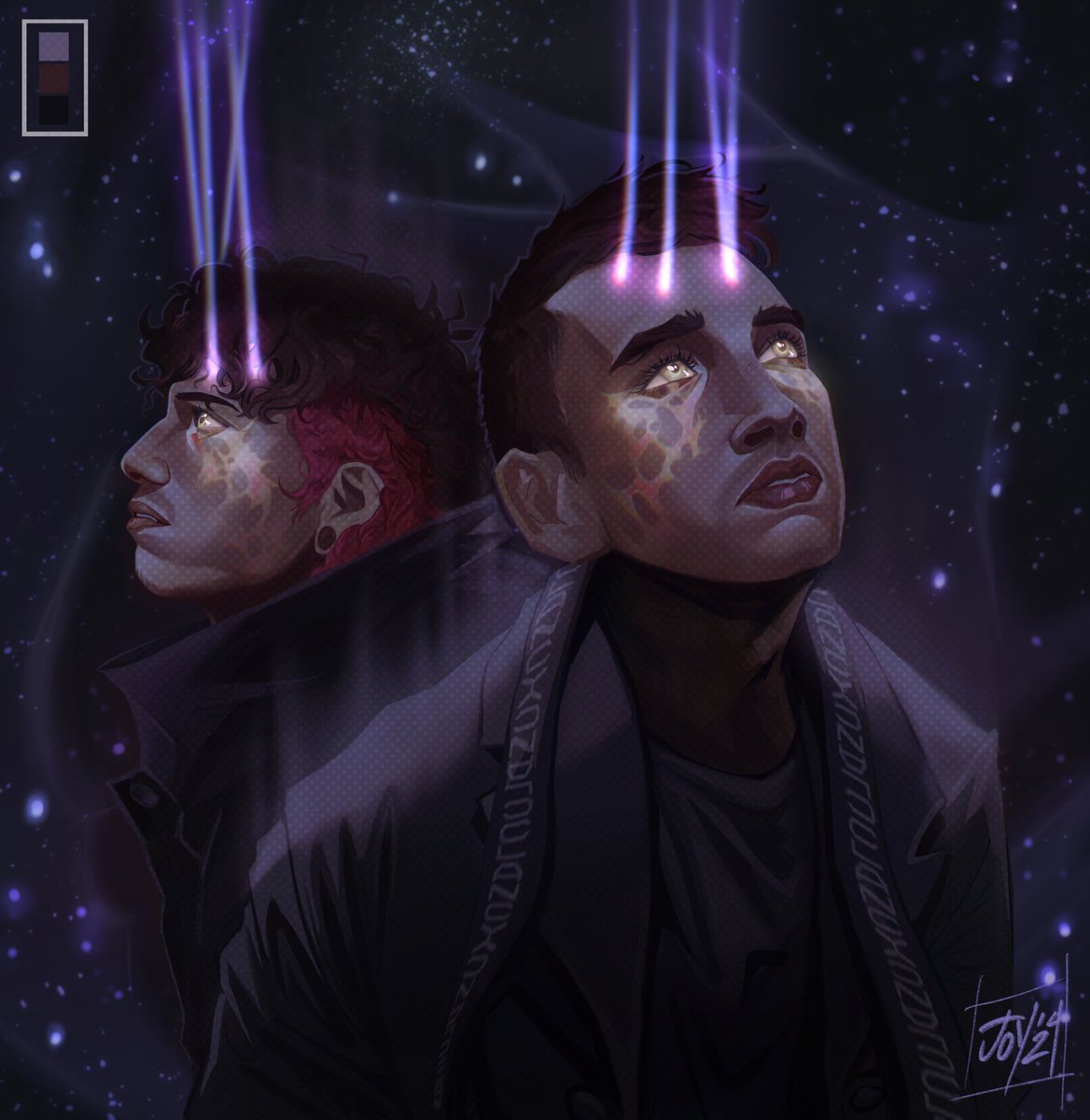RBELRED's tweet photo. — i can feel the light shine on my face🌞
#cliqueart #twentyonepilots #Arcane https://t.co/80WTIi3n0R