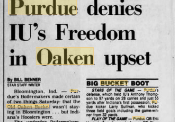 GoldandBlackcom's tweet photo. Back in 1989, Purdue was a 15.5-point underdog vs. Indiana and stunned the Hoosiers.
Could the 25.5-point underdog Boilermakers pull off an even bigger shocker on Saturday?
"When we have opportunities, we got to take advantage of ’em.”
https://t.co/ZhV8u5rj5u https://t.co/TvNq9Vdcjb