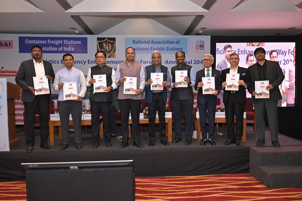 We hosted our 30th Annual General Meeting at Indian Habitat Centre, New Delhi followed by gala celebrations with the presence of Shri Ananth Rathakrishnan IRS, Director- Customs, <a href="/cbic_india/">CBIC</a> &amp; honourable dignitaries from <a href="/LogisticsSSC/">Logistics Sector Skill Council</a>, <a href="/NLDSLDB/">NLDS</a> <a href="/CimGOI/">Minister of Commerce and Industry</a>, <a href="/CFSAIindia/">CFS Association of India</a>. 

#Logistics