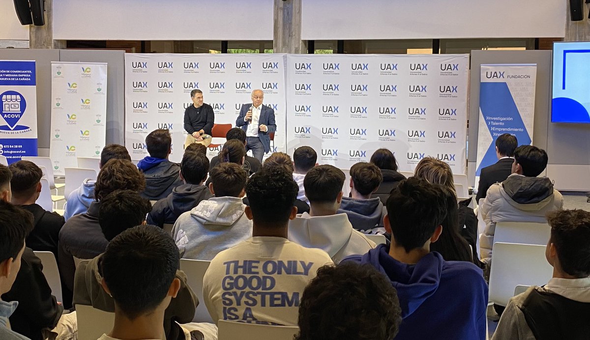 uaxuniversidad's tweet photo. 🧠💡 Las ideas están a punto de estallar. ¡El Hackathon de Innovación y Emprendimiento UAX empieza YA! 🚀 ¿Preparados para transformar el futuro?
#HackathonUAX @uaxfundacion @avanadespain @santander_es @sodexogroup https://t.co/6Ga53ADJX3