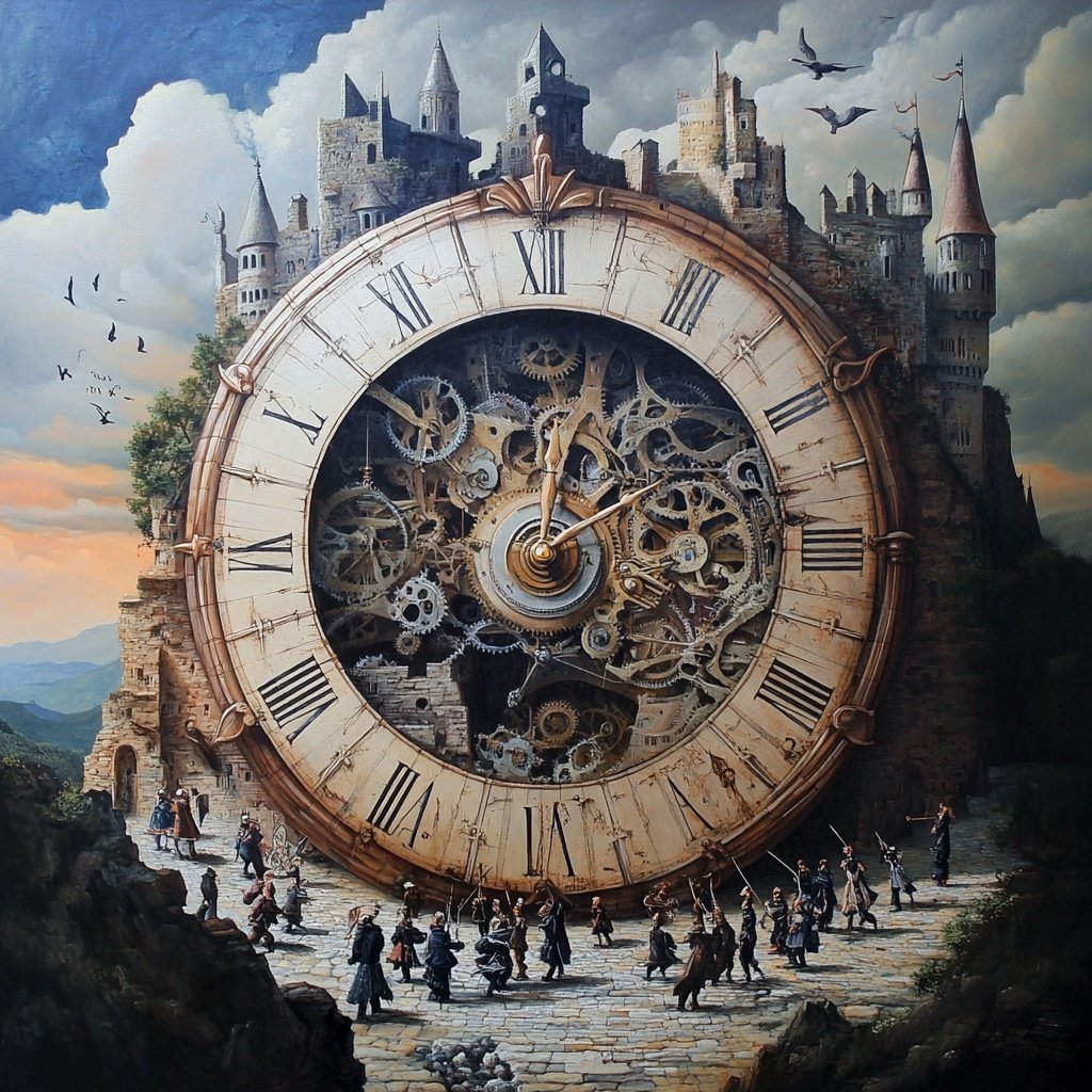 nullwavediv's tweet photo. QT a giant clock 🕰️ https://t.co/v4Hk3Z6gmP