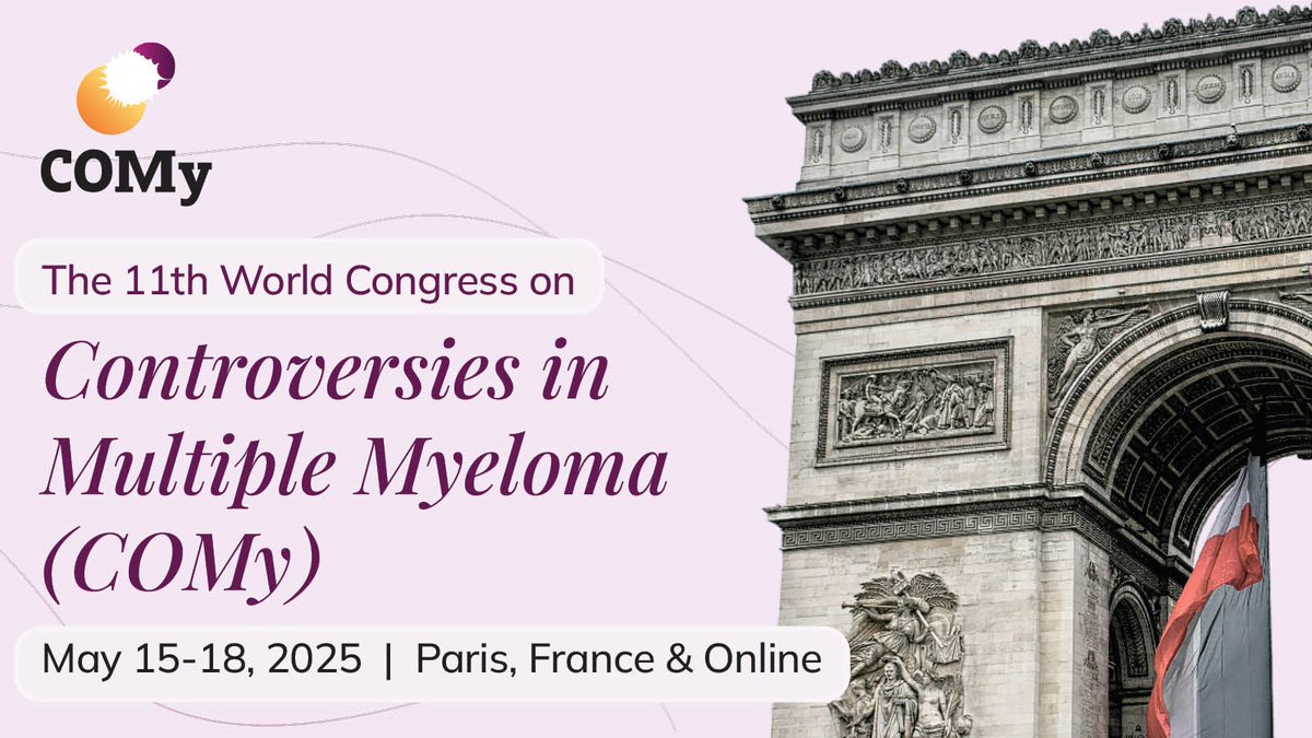 🚀 𝐑𝐞𝐠𝐢𝐬𝐭𝐫𝐚𝐭𝐢𝐨𝐧 𝐍𝐨𝐰 𝐎𝐩𝐞𝐧 𝐟𝐨𝐫 𝐂𝐎𝐌𝐲 2025!🎉

🗓️May 15-18, 2025
🗼Paris and online!🌍

🔗 Register 𝐓𝐎𝐃𝐀𝐘 to save your spot
bit.ly/4h9MRQP

💡 Don’t miss the Early Bird registration rates!

<a href="/Mohty_EBMT/">Mohamad Mohty</a> <a href="/nagler_EBMT/">Arnon Nagler</a> <a href="/ThierryFacon/">Thierry Facon</a> <a href="/mvmateos/">marivi mateos</a>