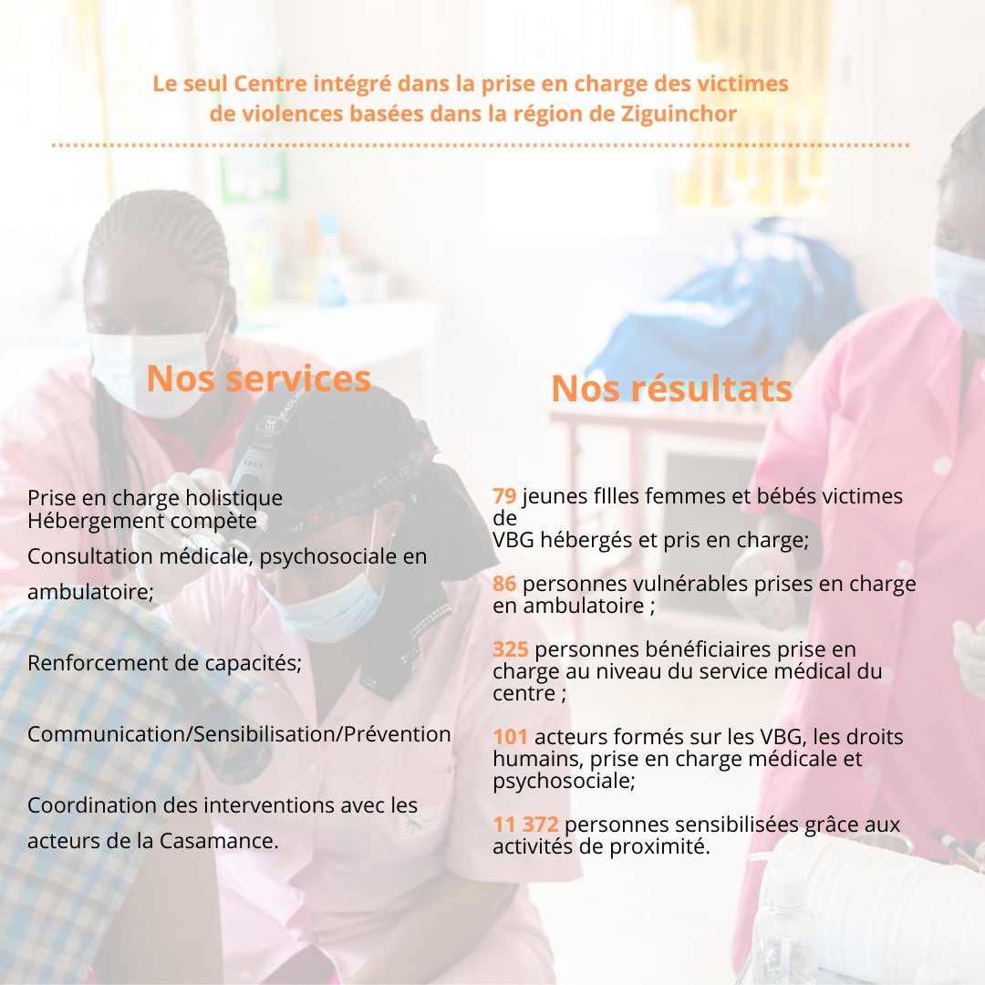 La campagne des #16JoursdActivisme contre les violences basées sur le genre, l'occasion de mettre en lumière le Centre de prise en charge des violences basées sur le genre.

Tous unis contre les VBG