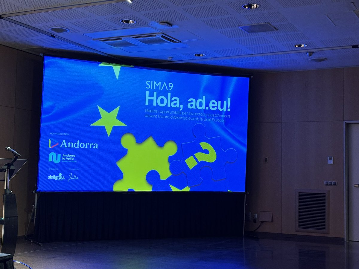 Actinn_andorra's tweet photo. 📢 Avui ACTINN està present al @SIMAndorra “Hola, https://t.co/fzvsG4b6FM!” on es debatrà sobre l’acord d’associació amb la UE i com pot afectar als diferents sectors d’activitat del Principat d’Andorra.

#actinn #innovació #tecnologia #sima9 https://t.co/rzt3bxGgLs