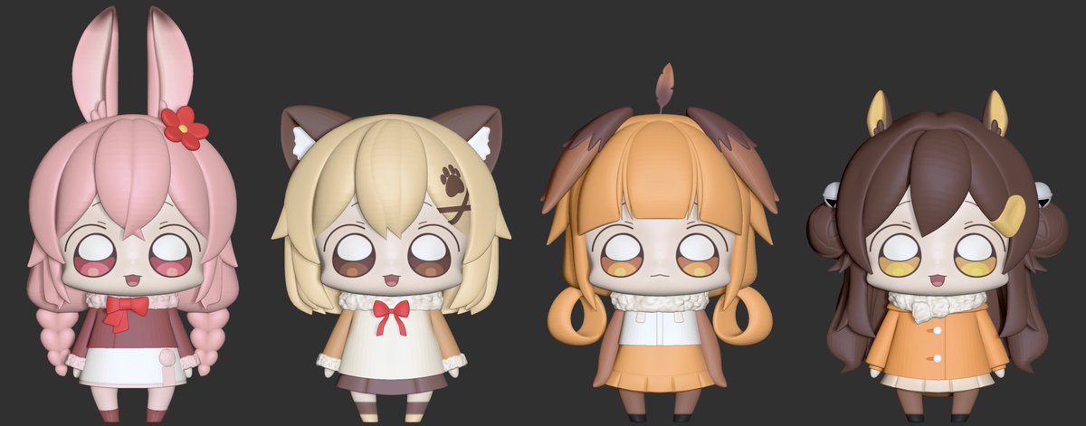 AZNworks's tweet photo. ZBrush│12day
다른 분들도 다 만들어 놓긴 했는데 크기가 크기인지라 일단 탬탬버린님만 제작 할 계획입니다. https://t.co/oaeYZibrfa