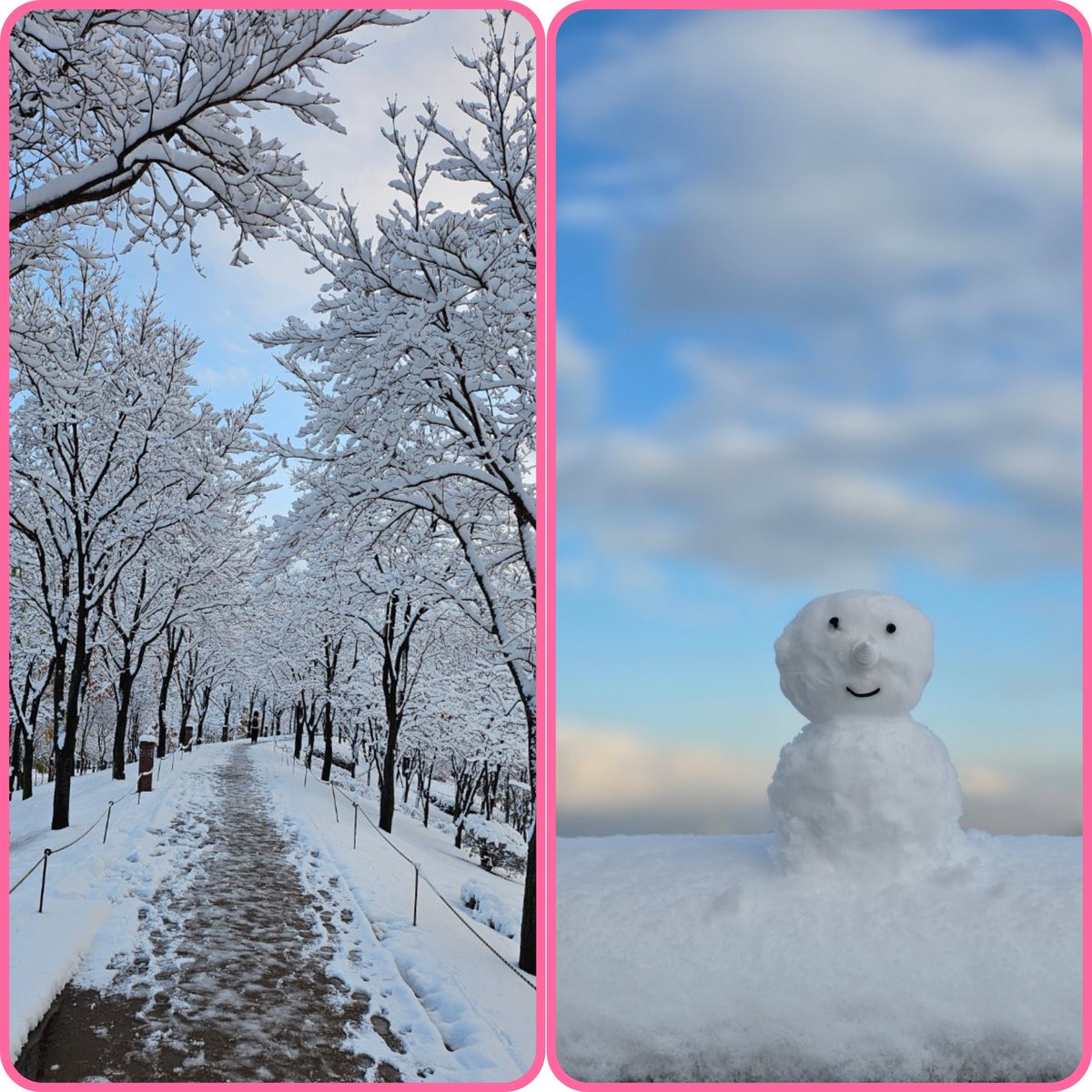 첫눈 내리는 날 왠지 옛 애인이  생각 나는건 뭘까요?
눈 때문에 잠시 나마 옛 생각에 잠겨 보네요
기억에 남는 하루 만드세요~~