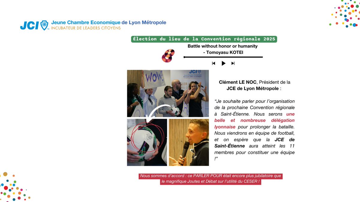 JCE Lyon Métropole tweet media