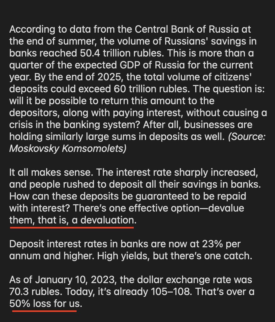 wartranslated's tweet image. It seems that even Russian military bloggers are starting to feel uneasy when they see the exchange rate of the ruble. Before long, even the huge salaries for military personnel might turn into mere pennies.