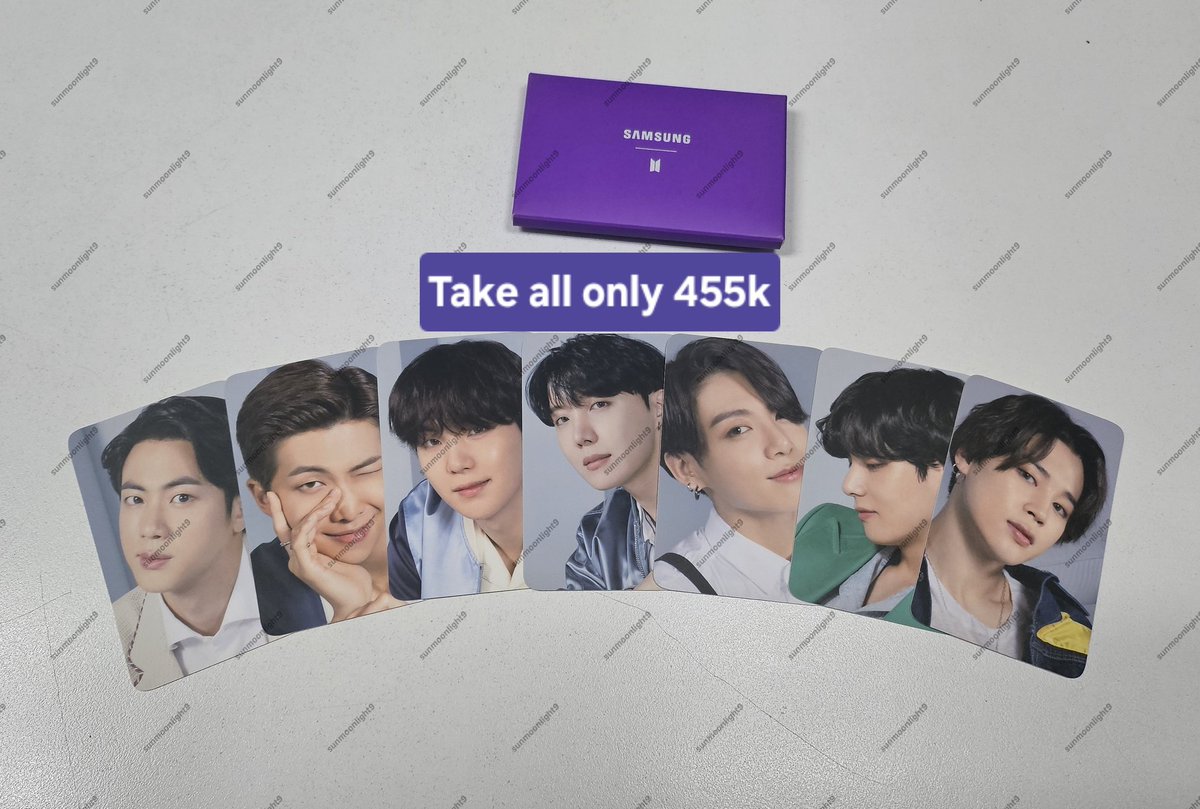 plave_universe's tweet image. Kindly help RT 🙏🏻🤍

Want to sell (WTS) Photocard BTS

💰 In picture. Take all only
✅️ Ready kamar (Bekasi)
❌️ adm. shope
❌️ Sensitive buyer &amp;amp; HnR

t. bts jin rm suga jhope jimin v jungkook #warungbts #wtsbts #wtbbts