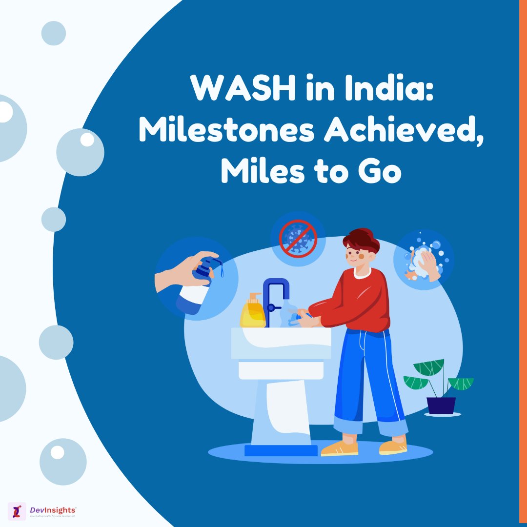 DevInsights1's tweet image. Transforming villages and bringing clean water to millions, the #WASH movement in India is changing the future of well-being. But the journey isn’t over—sustaining these efforts is key. Let&apos;s drive awareness, innovation, and action for a cleaner, healthier future. #WASHForAll