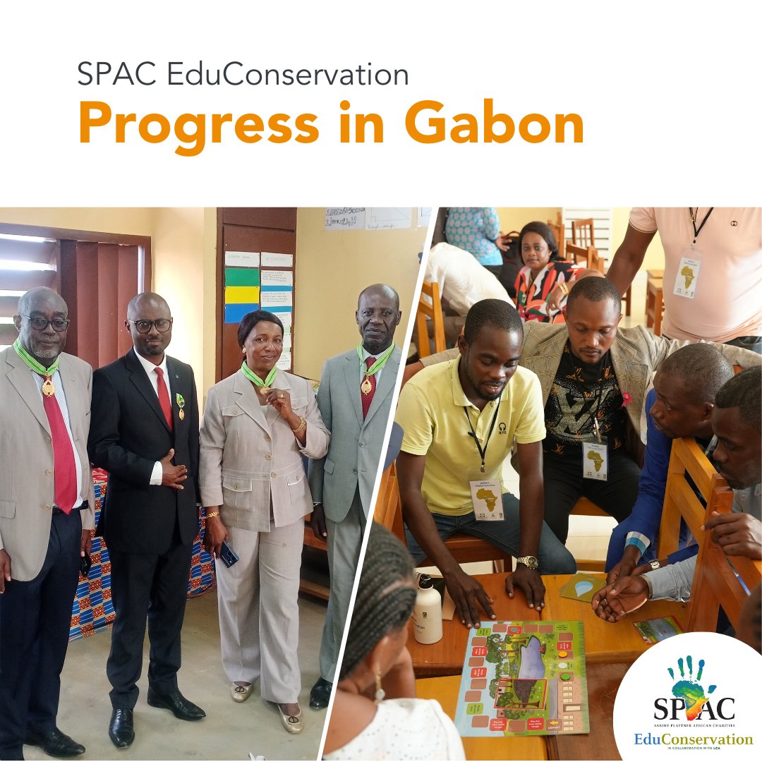 At the Foundation, we are proud to support initiatives that foster #collaboration with local experts and make a tangible difference in people's lives. SPAC <a href="/EduConservation/">EduConservation</a> was recently highlighted in Gabon for a number of successful #education initiatives. Congrats 🌱📚💚