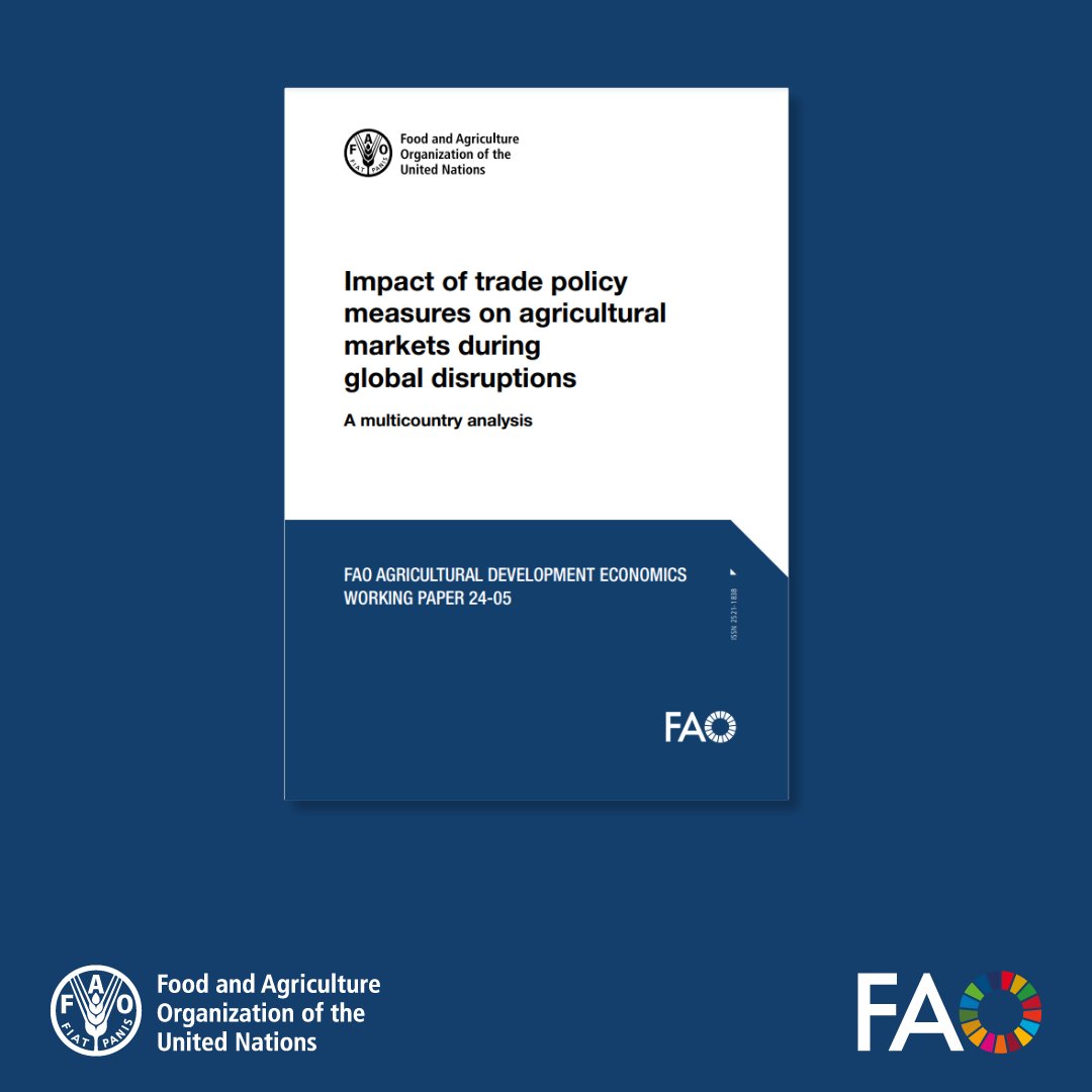 How did trade policies impact agriculture during COVID-19?🌍

This <a href="/FAO/">Food and Agriculture Organization</a> study finds that trade-promoting measures helped stabilize agricultural markets, showing resilience compared to previous crises. Insights could shape future responses to crises.

🔗 doi.org/10.4060/cd2816…
