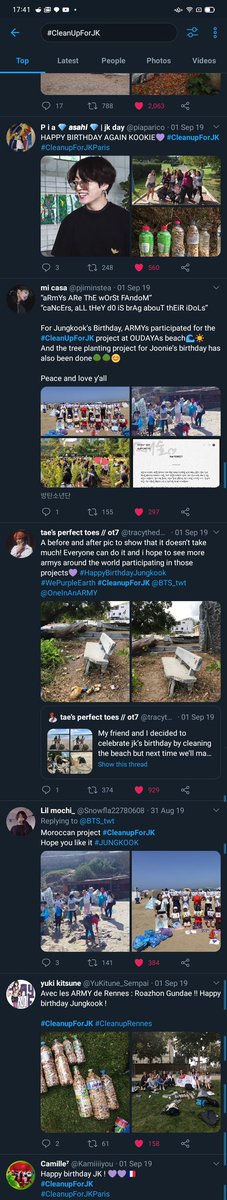 JKTEAM_KOR's tweet photo. CE chief executive : #정국 팬 언급된 기사
BTS 정국의 해외 팬들은 정국의 생일에 바다 쓰레기를 줍고 트위터에 '#CleanUpForJK'라는 해시태그를 남긴다. 생일을 축하하는 것과 쓰레기를 줍는 게 아무 상관없어 보이지만, 좋아하는 스타의 가치와 선 한 영향력을 알리고 싶은 마음이 담긴 것이다. https://t.co/KpJJqXv502