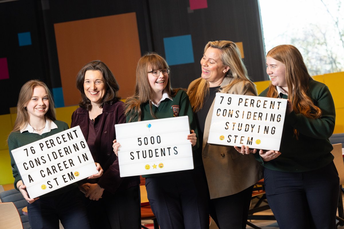 More than 5,000 female students have benefited from an initiative that offers pupils from disadvantaged communities a pathway into careers in STEM (Science, Technology, Engineering &amp; Maths).

rte.ie/news/ireland/2…