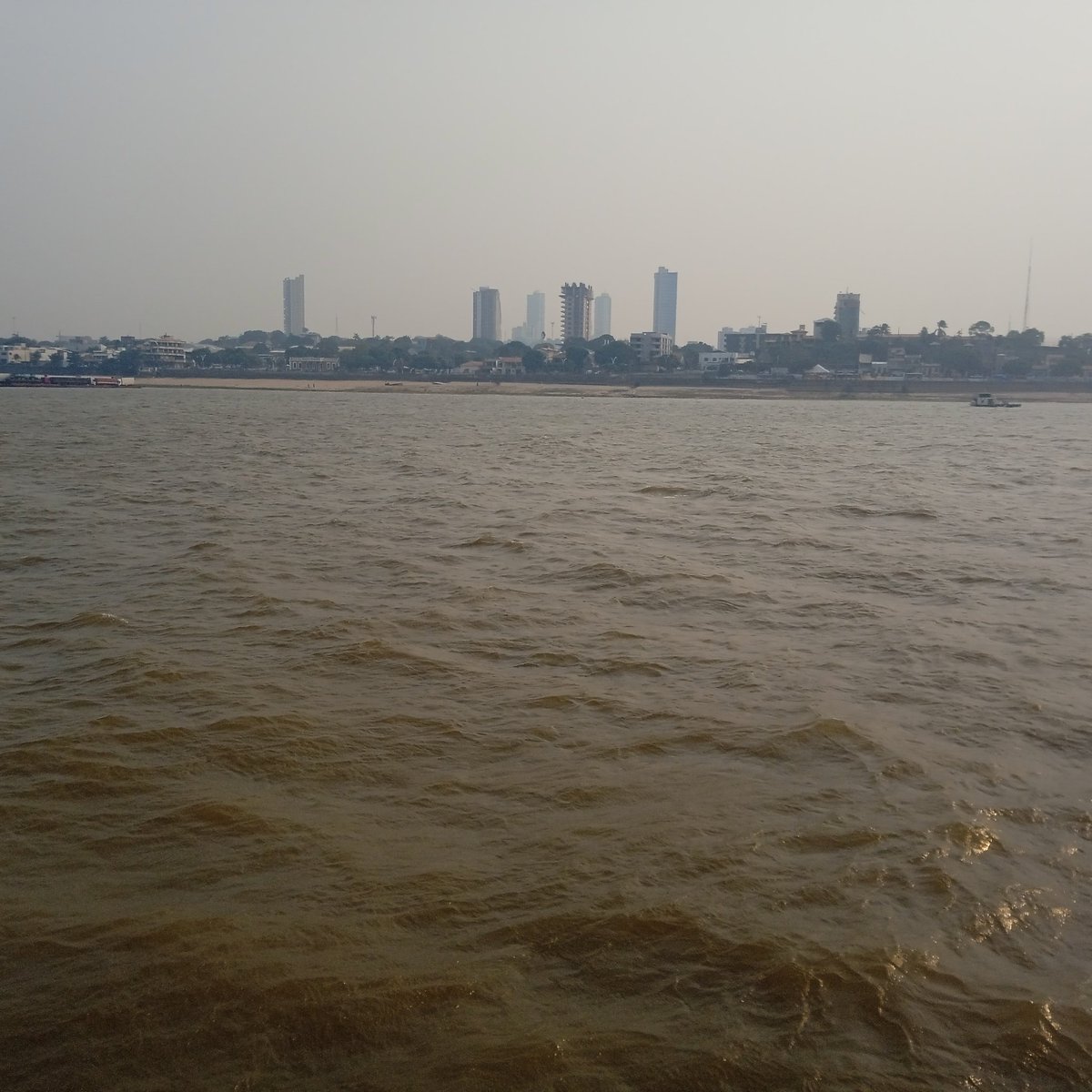 red_baobab's tweet image. Santarem! Sadly covered in a hazy smog from regional forest fires. #bigriver #foss4g2024 #sotmlatam2024
