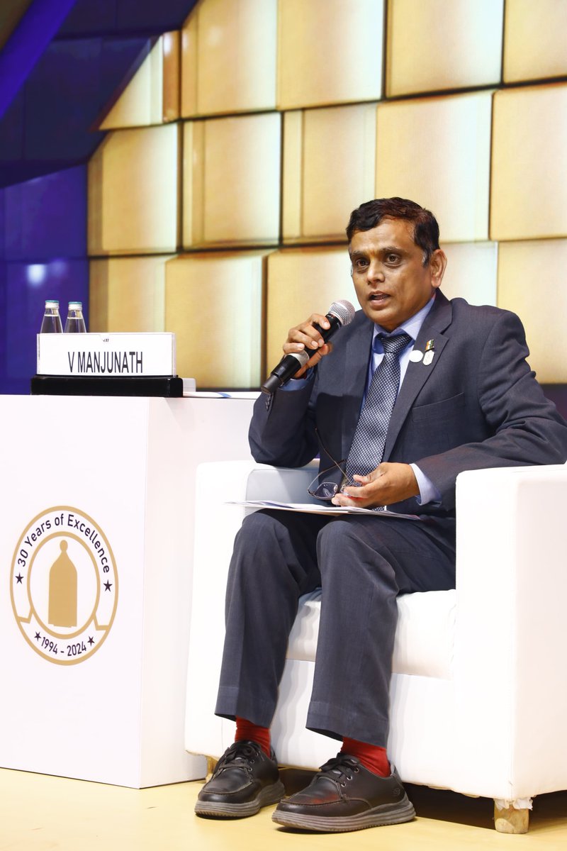 Mr. Manjunatha Vittala Rao, Regional Standards Manager, moderated the session on"Standards: Catalysing Growth,Competitiveness, and Sustainability," highlighting their role in driving quality,innovation, and market competitiveness. #CIIExcellenceSummit2024

<a href="/CIIEvents/">CII Live</a> 
<a href="/FollowCII/">Confederation of Indian Industry</a>