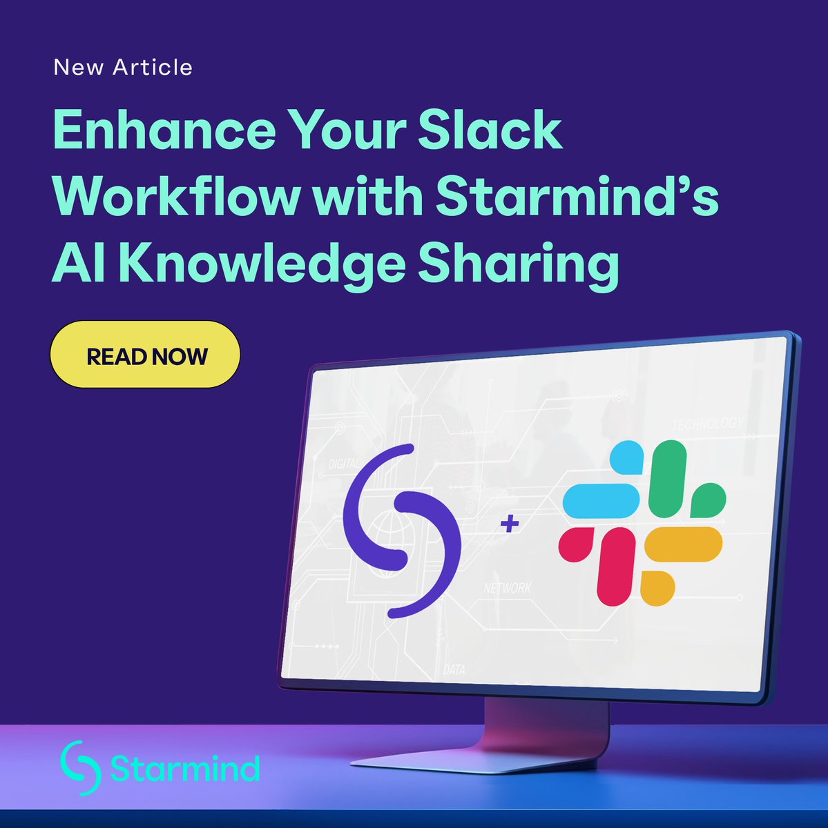 bit.ly/3Ost0PB ⬅️ Break down information silos, improve decision-making, and create a culture of collaboration across your organization🤝🖥️. Learn more about Starmind’s Slack integration in our latest article. #Starmind #AI #Slack