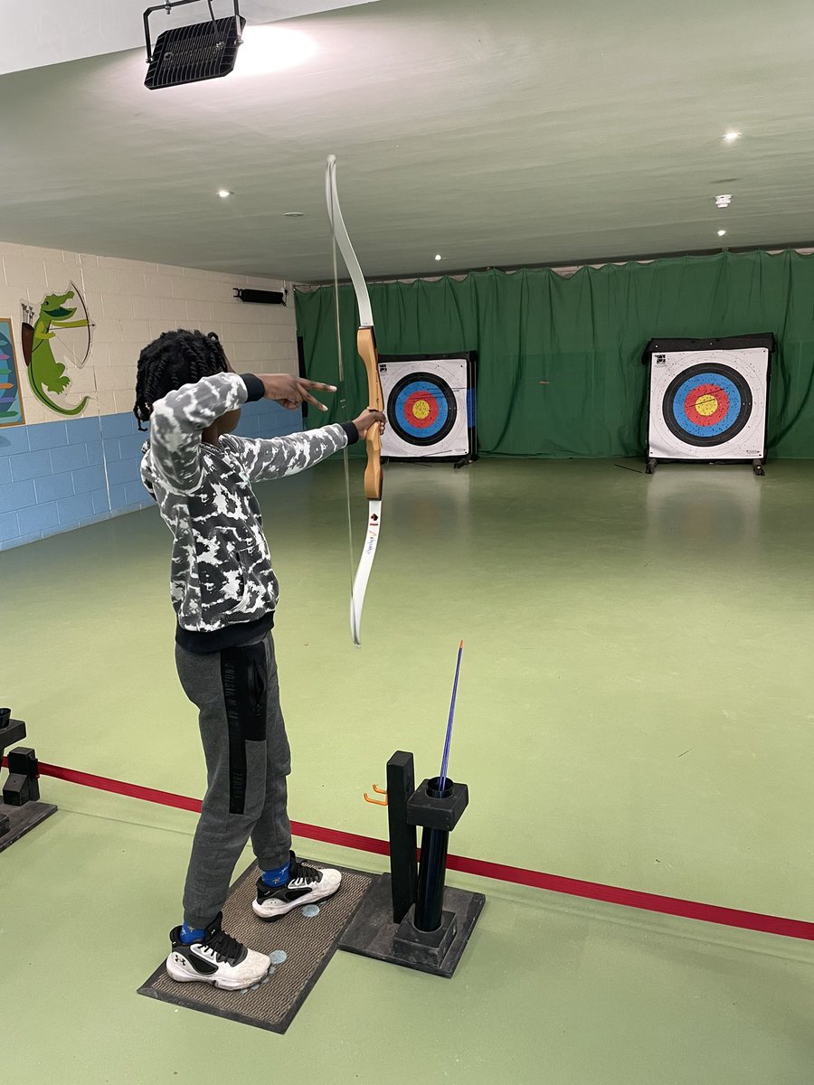 sixstmarys's tweet photo. First activity of the day is Archery for Moutain team 🏹 https://t.co/1FwaohRtTd
