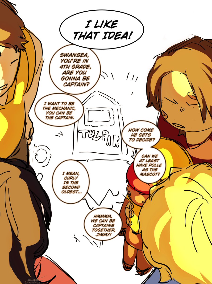 InSomniphic's tweet photo. How the Tulpar came to be in the  #mouthwashing MakeBelieve!AU! Wanted to try out coloring... never again. https://t.co/HFSylSvXBz