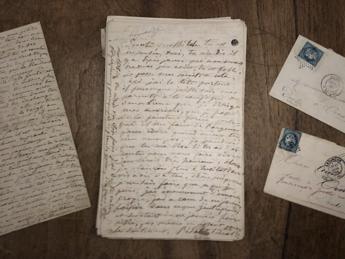 Les lettres de #GustaveCourbet dévoilées à la Bibliothèque d’étude et de Conservation de #Besancon
