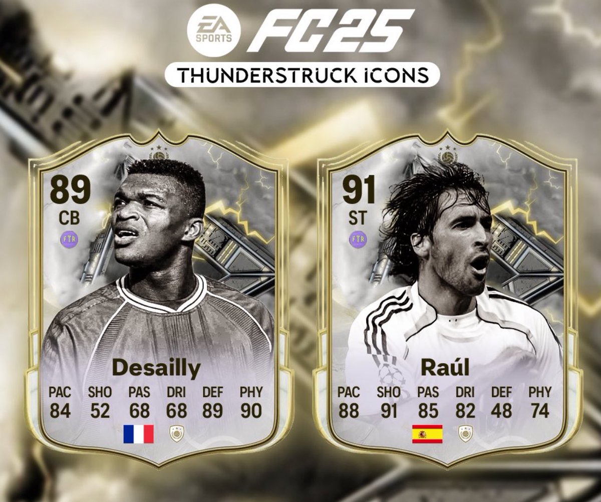🚨We have TEN Scheduled SBCs…

• 🇫🇷 Desailly ICON SBC 
• 🇪🇸 Raul ICON SBC 
• 🇧🇷 Vini Junior POTM 
• 🇪🇸 Patri Guijarro POTM
• 🇳🇱 Cruyff OTD 
• 🇮🇹 El shaarawy FB
• 🇧🇷 Casemiro FB
• 🏴󠁧󠁢󠁥󠁮󠁧󠁿 Saka TS  
• 🇵🇱 Pajor TS 
• 🇮🇹 Barella TS 

Now all we need is a decent Menu Grind 🧑‍🍳🤩