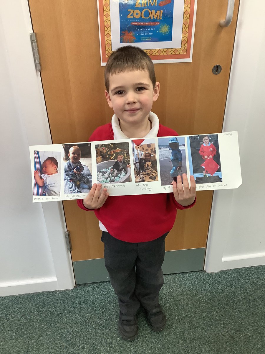 MillbrookRec's tweet photo. In history, we have been exploring timelines. We ordered events in Miss Power’s timeline and then created our own from birth to present! #mbhistory https://t.co/dZw5KDE1tB