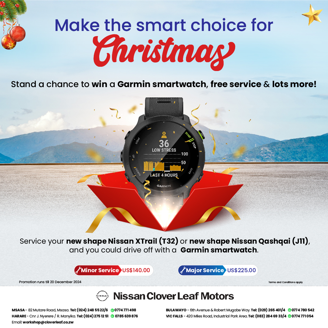 Bring your new shape Nissan Xtrail(T32) or your new shape Nissan Qashqai (J11) for service and stand a chance to be a winner.
Ts and Cs apply.
#NissanCloverLeafMotors #christmaspromotion #workshop #vehicleservice #vehiclerepair #vehiclemaintenance