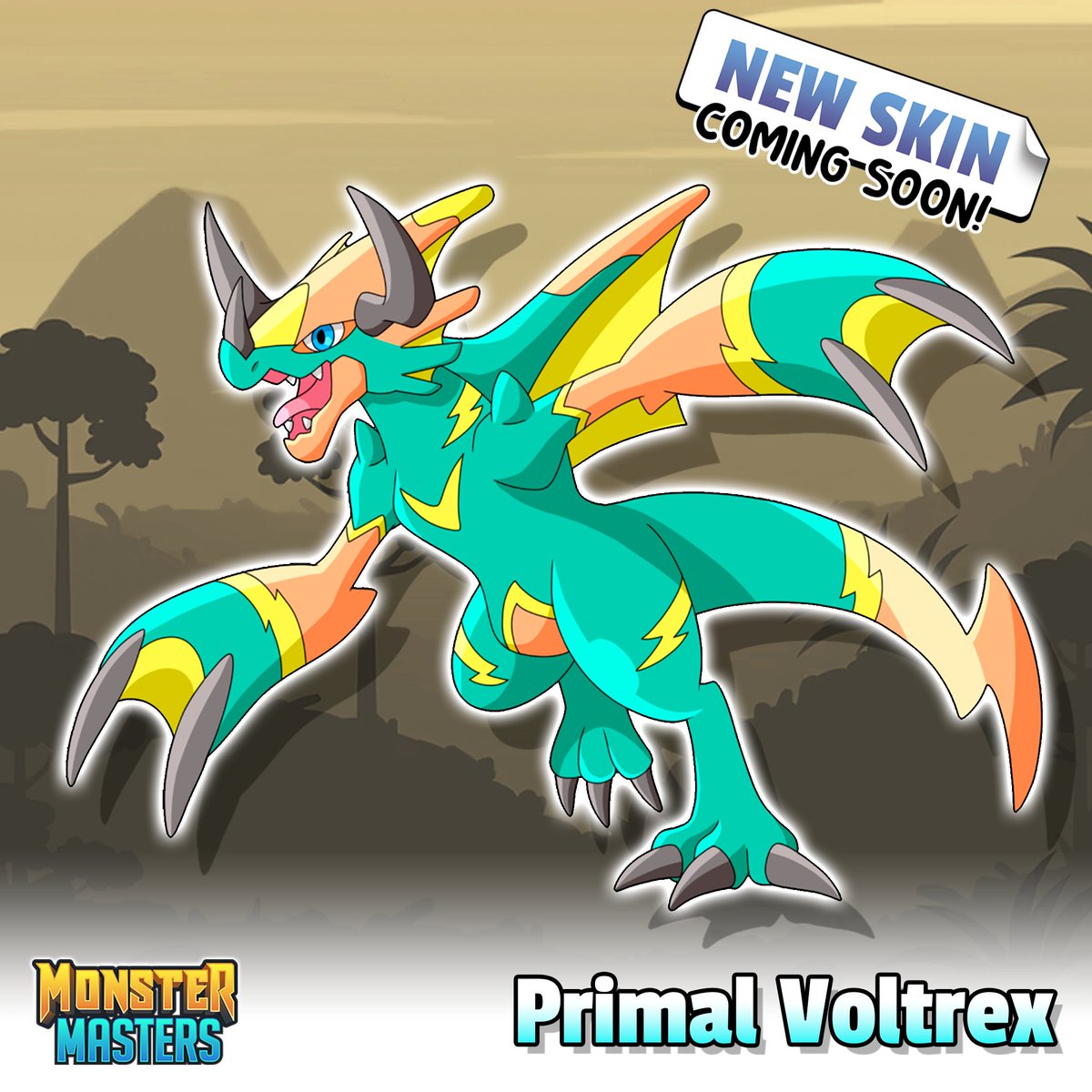 Primal Voltrex skin coming soon to Monster Masters! Rate it 0-10 in comments! ❤️

#monstermasters #mobilegames #anime #fakemon #pokemon #gaming #games #gameplay #iosgames #androidgames #freetoplay #gamedesign #indiegames #twitch #mobilegaming #monsterbattles
