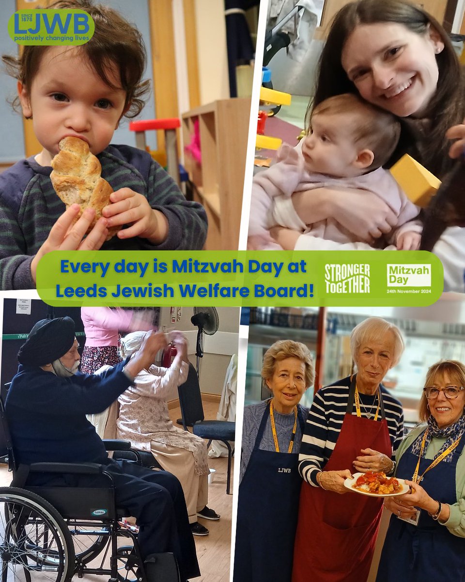 At LJWB, we believe that every day is an opportunity to make a difference. Visit us at the MAZCC and experience the warmth of our community. Join us for a delicious meal, class, conversation, smiles and so much more. 

#MD2024 #mitzvahday #StrongerTogether #leeds #charity