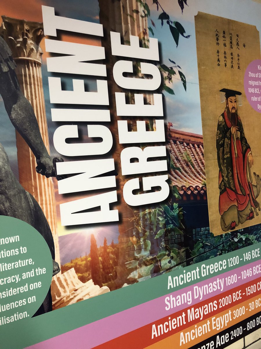 We are LOVING our new learning resource- our History timeline up the purple staircase! Bespoke to our school curriculum, children can place periods of history with what came before and after and read facts! #lovelearning #lovehistory