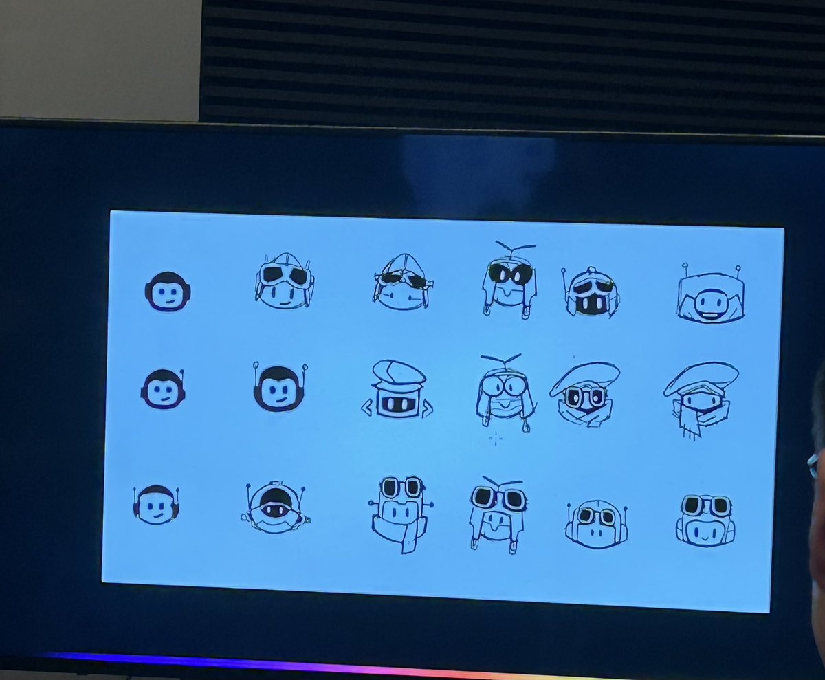 yuma_prog's tweet image. GitHub Copilotのデザイン案レアでは…キャラクターができるまでのLT面白すぎる
 #GitHubUniverseRecap