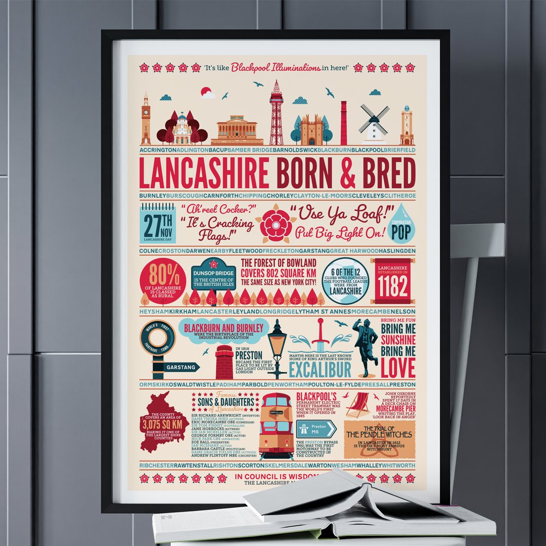 DaveRobDesign's tweet image. Happy Lancashire Day!!!