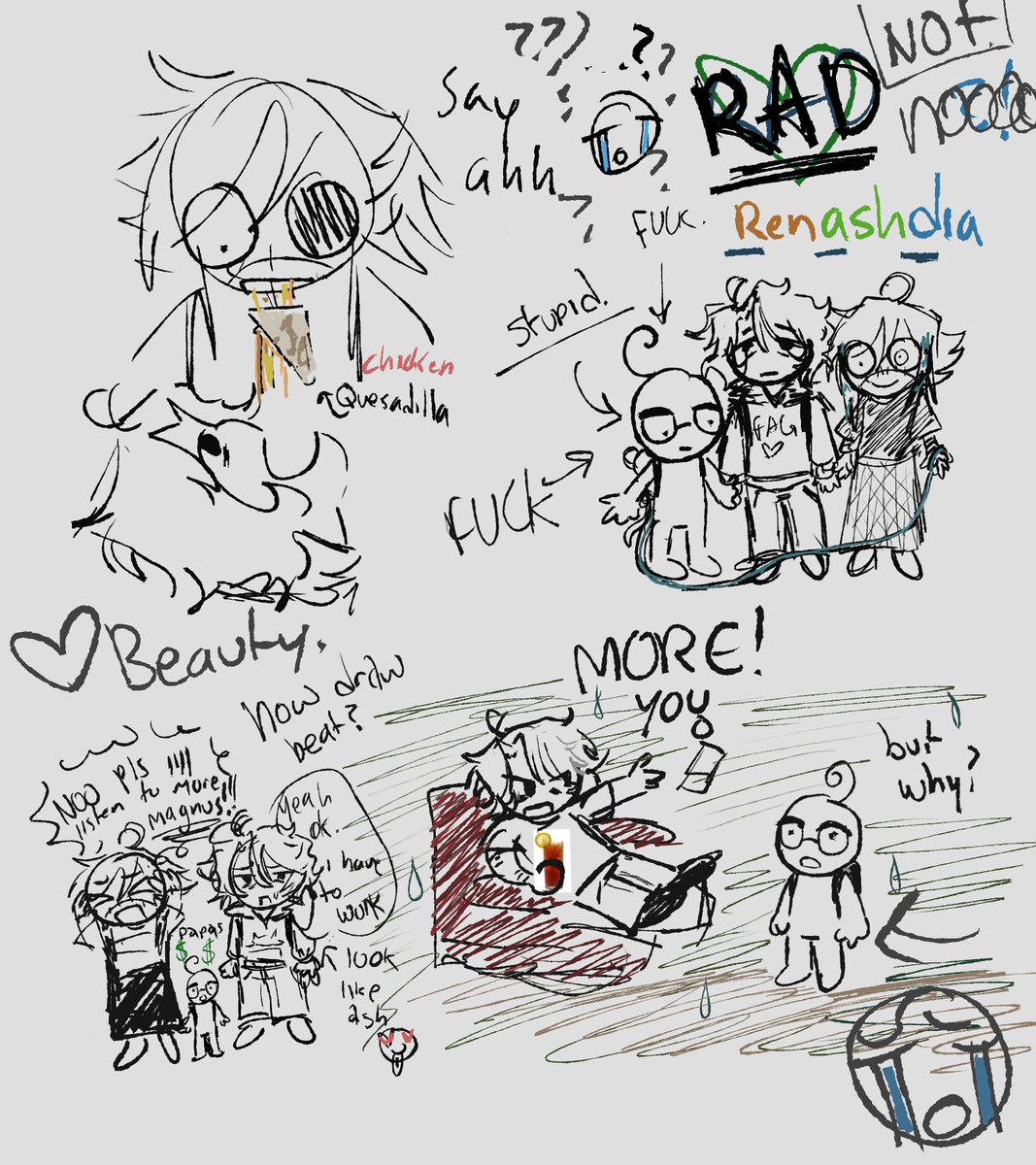 nightxist's tweet image. hey @horrorpizzeria @ilovecheeseyayy  #florianbrand #stickbug fuuuck #feels