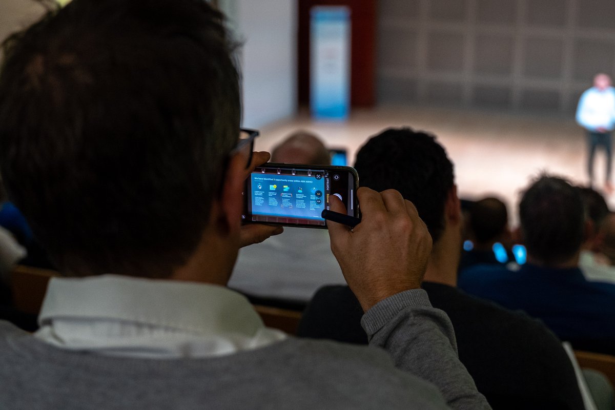 👋 Hello from Amsterdam 🇳🇱! Today is the first day of our #InnovationWorkshop hosted by <a href="/ABNAMRO/">ABN AMRO</a>. 
💡 Starting with a presentation from Dennis de Reus, Head of Innovation Technology on “Innovating at the Forefront with Gen AI: Building and Scaling an AI Solution at Speed.”