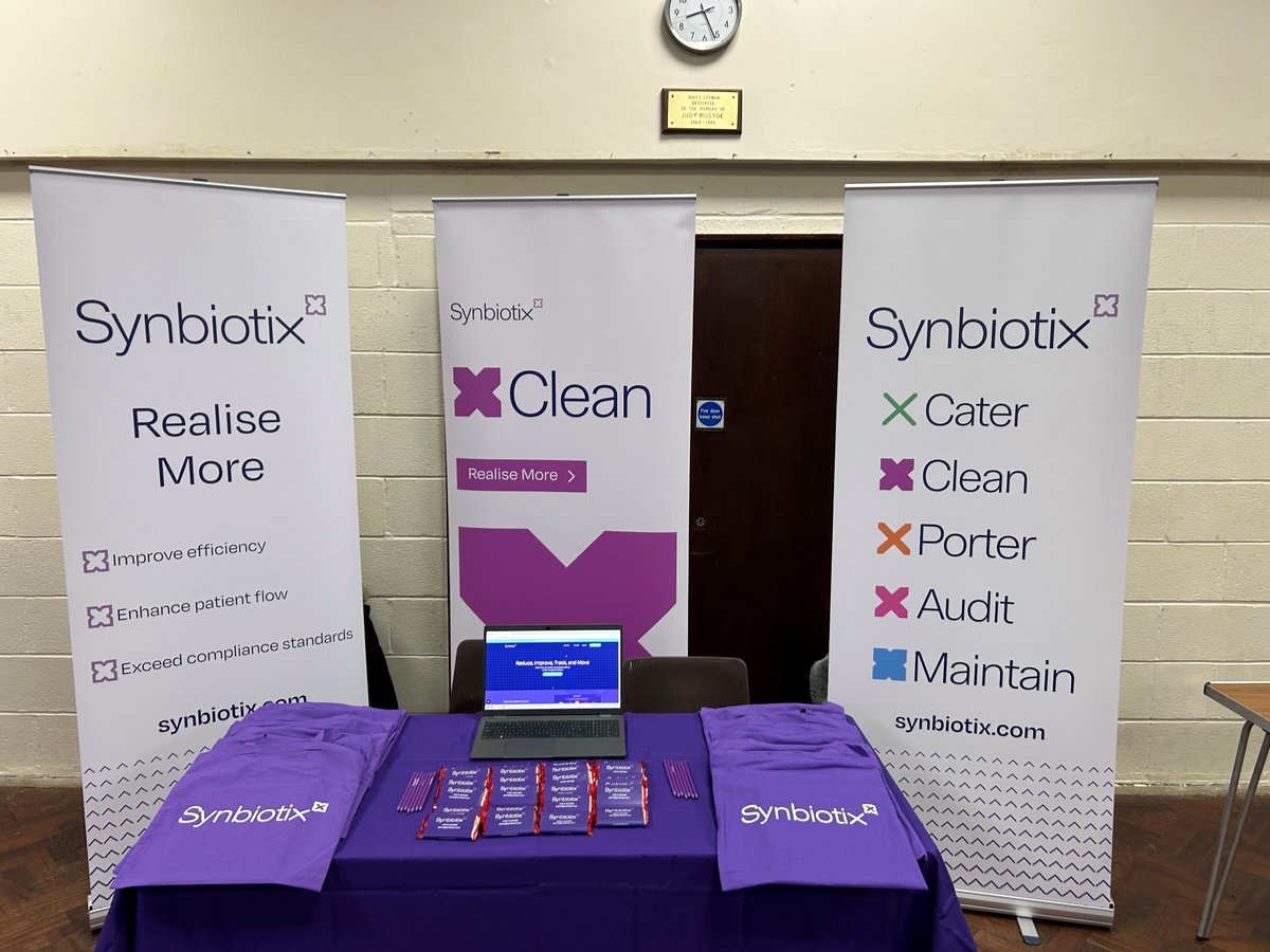 Today we’re at the AHCP Midlands Branch Development Day in Birmingham to talk about our X - Clean software.

For more information about X-Clean or any of our other solutions visit synbiotix.com

#synbiotix #xclean #ahcp #nhs