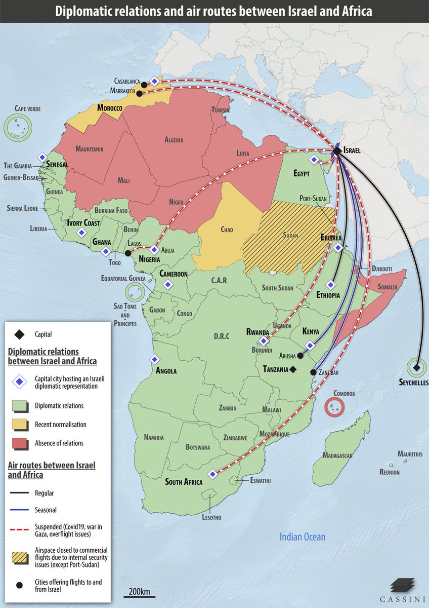 Very proud to publish the first exhaustive research on air links btw  🇮🇱 and Africa with Daniel Saka and <a href="/AnneSoSebban/">Anne-Sophie Sebban-Bécache</a>. For <a href="/IsraeAfricaOrg/">Israel-Africa Relations Institute</a>, we discuss the obstacles to air links btw 🇮🇱 and the continent. But also the imp potential for future development.

israel-africa.org/t-en/%D7%9E%D7…
