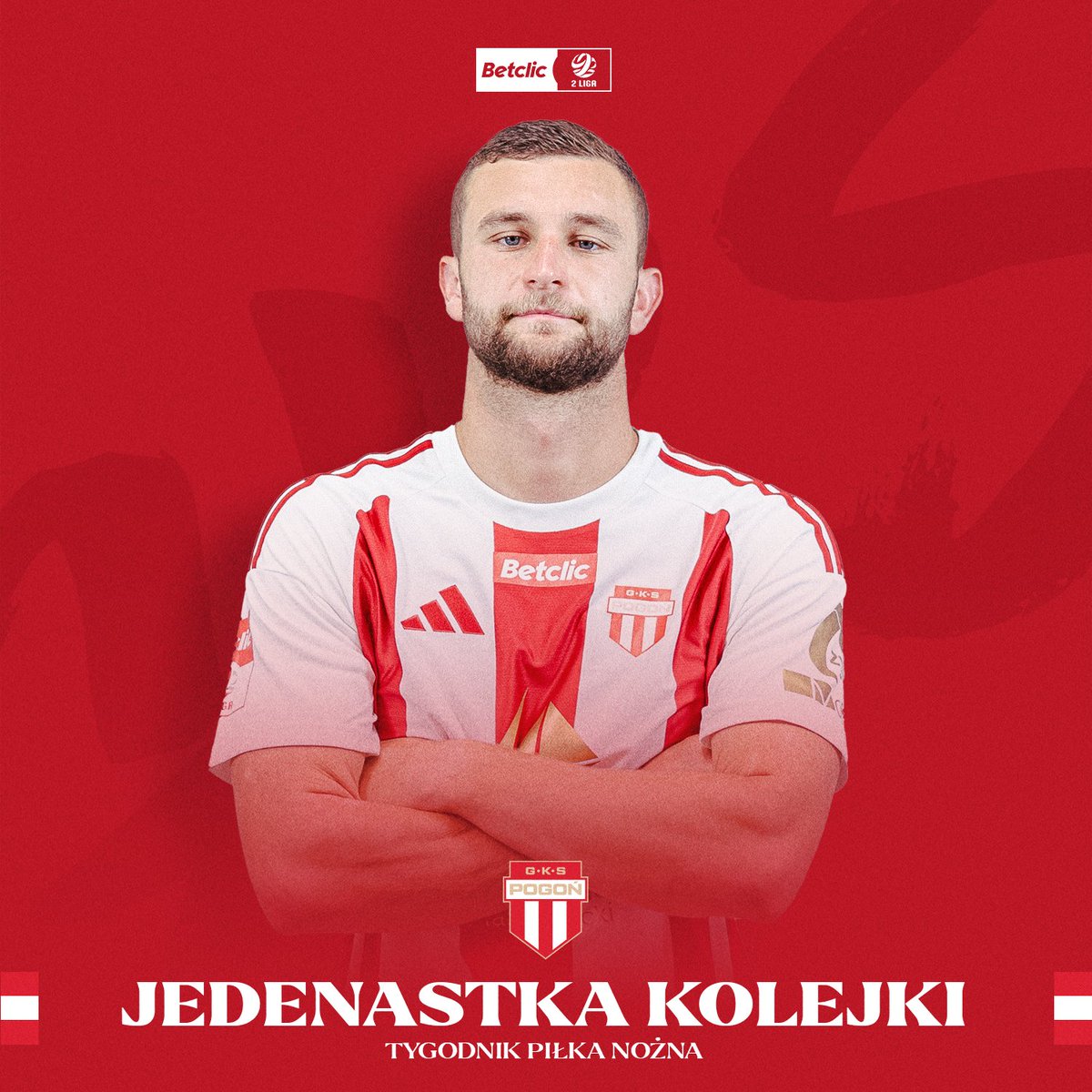 PogonGrodzisk's tweet photo. Karol Noiszewski znalazł się w Najlepszej Jedenastce 19. kolejki Betclic 2. Ligi wg. tygodnika Piłka Nożna! 🔥 https://t.co/pITWZkWQhG
