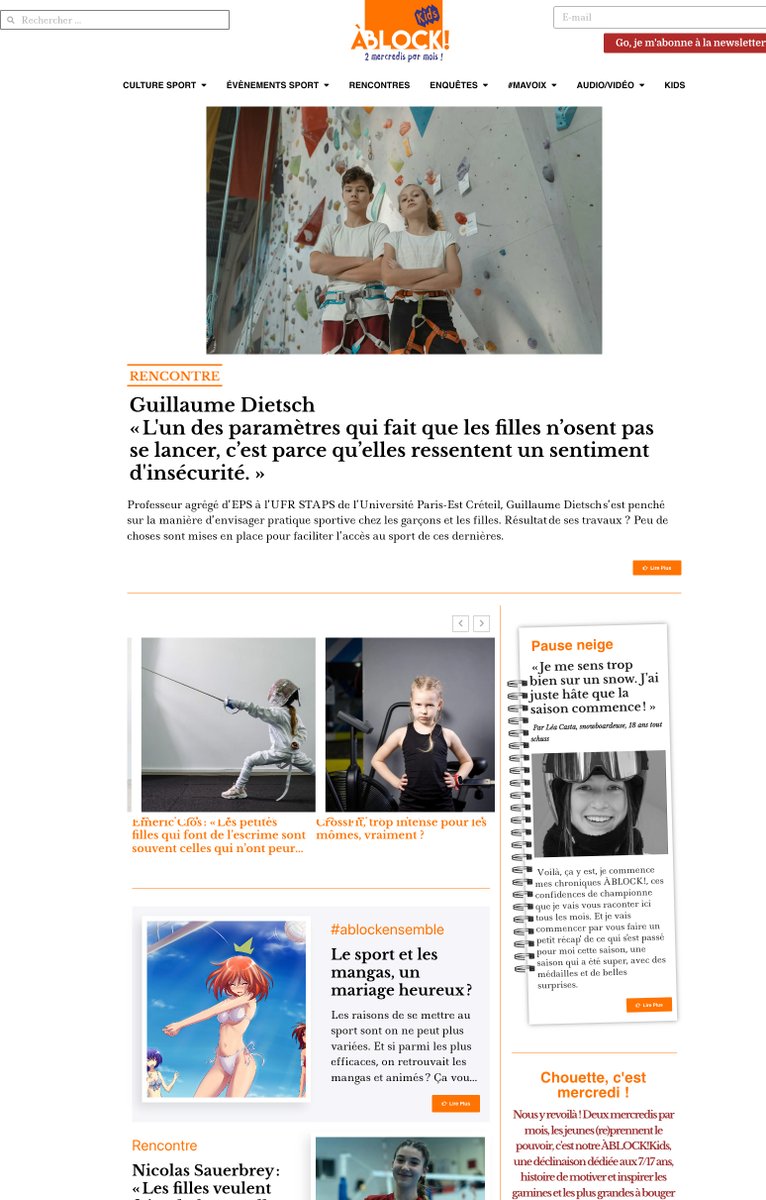 valerie domain (@valeriedomain) on Twitter photo Auj, dernier Spécial Kids de l'année sur <a href="/ablock_mag/">ÀBLOCK!</a> Au menu: 1 pépite du #ski freestyle + 1 prof d'EPS et universitaire @upec <a href="/dietsch30/">Guillaume DIETSCH</a> + 1 étude <a href="/IpsosFrance/">Ipsos France</a> <a href="/LaPosteBusiness/">LaPosteSoluBusiness</a> sur les jeunes et l'arbitrage + 1 snowboardeuse qui rejoint la team. Go ! Auj, dernier Spécial Kids de l'année sur <a href="/ablock_mag/">ÀBLOCK!</a> Au menu: 1 pépite du #ski freestyle + 1 prof d'EPS et universitaire @upec <a href="/dietsch30/">Guillaume DIETSCH</a> + 1 étude <a href="/IpsosFrance/">Ipsos France</a> <a href="/LaPosteBusiness/">LaPosteSoluBusiness</a> sur les jeunes et l'arbitrage + 1 snowboardeuse qui rejoint la team. Go !