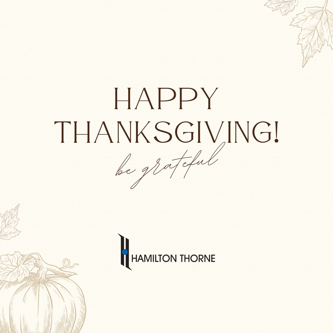 We have a lot to be thankful, starting with each and every one of the people who are part of this company.

May you all have a wonderful Thanksgiving with your friends, families, and loved ones! We hope it is a day filled with warm memories, delicious meals, and lots of joy!