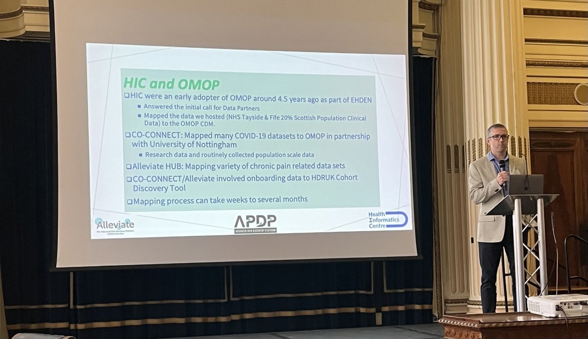 Alleviate Pain Data Hub (@alleviate_data) on Twitter photo <a href="/gordonm_75/">Gordon Milligan</a> highlights how <a href="/Dataonamission/">Health Informatics Centre (HIC)</a> led the charge in adopting #OMOP early. Evidenced by the great work during CO-CONNECT and more recently, Alleviate Pain Data Hub. Connect with us to find out more about #HIC and it's services buff.ly/3OnX9Qd <a href="/UoDMedicine/">UoD Medicine</a> <a href="/MsApdp/">Advanced Pain Discovery Platform</a> <a href="/gordonm_75/">Gordon Milligan</a> highlights how <a href="/Dataonamission/">Health Informatics Centre (HIC)</a> led the charge in adopting #OMOP early. Evidenced by the great work during CO-CONNECT and more recently, Alleviate Pain Data Hub. Connect with us to find out more about #HIC and it's services buff.ly/3OnX9Qd <a href="/UoDMedicine/">UoD Medicine</a> <a href="/MsApdp/">Advanced Pain Discovery Platform</a>