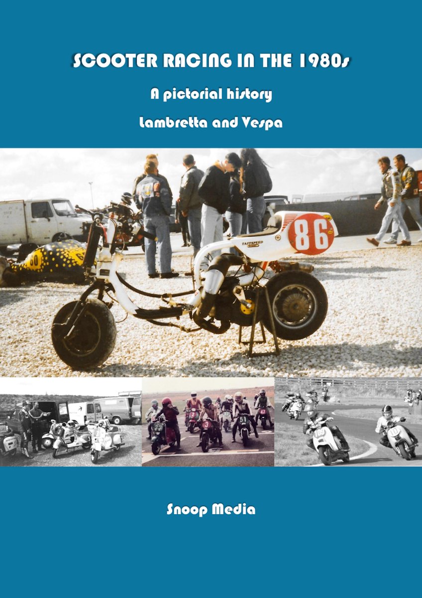 StuartOwen100's tweet photo. Get your 1980s scooter racing nostalgia trip here. SCOOTER RACING IN THE 1980s: A pictorial history 
https://t.co/gLEU3TD6pt
#Lambretta #vespa #lambrettaracing https://t.co/8MhhFX3ooB