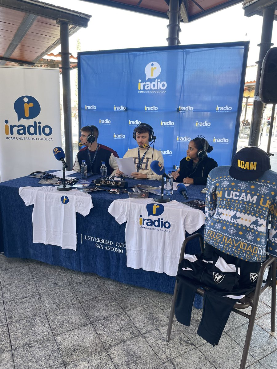 iradioUCAM's tweet photo. ¡Hoy se elige a los ganadores del sorteo! 🎁

➡️ Mañana se entregarán los premios en el stand de iradio🎙️ https://t.co/QhWW9MAXZ2
