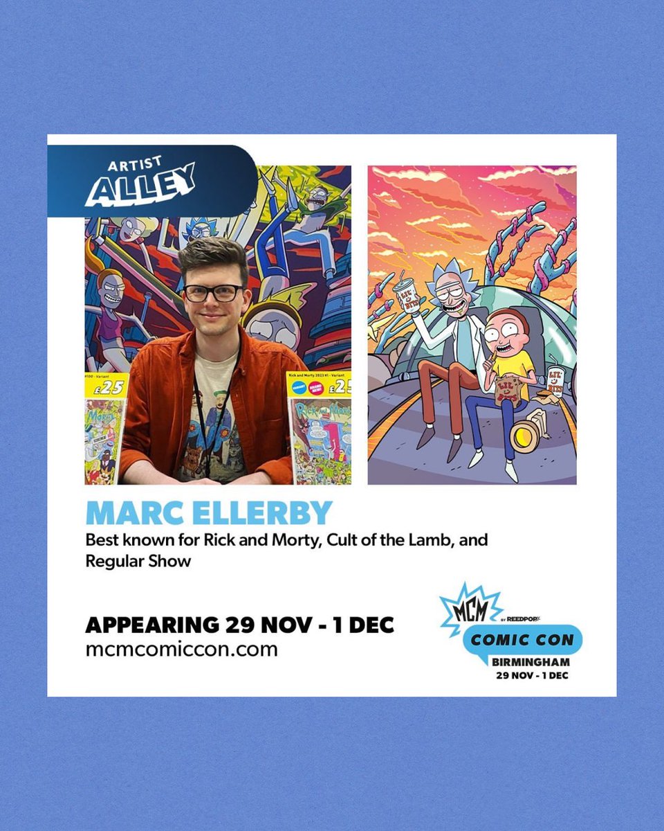 MarcEllerby's tweet image. The show goes on. I'll be a guest in Artist Alley at @MCMComicCon Birmingham this weekend! Find me at Table A1. I'm also doing a @Whatnot stream live on stage at 3.15pm on the Saturday. whatnot.com/live/76bb8c9a-…