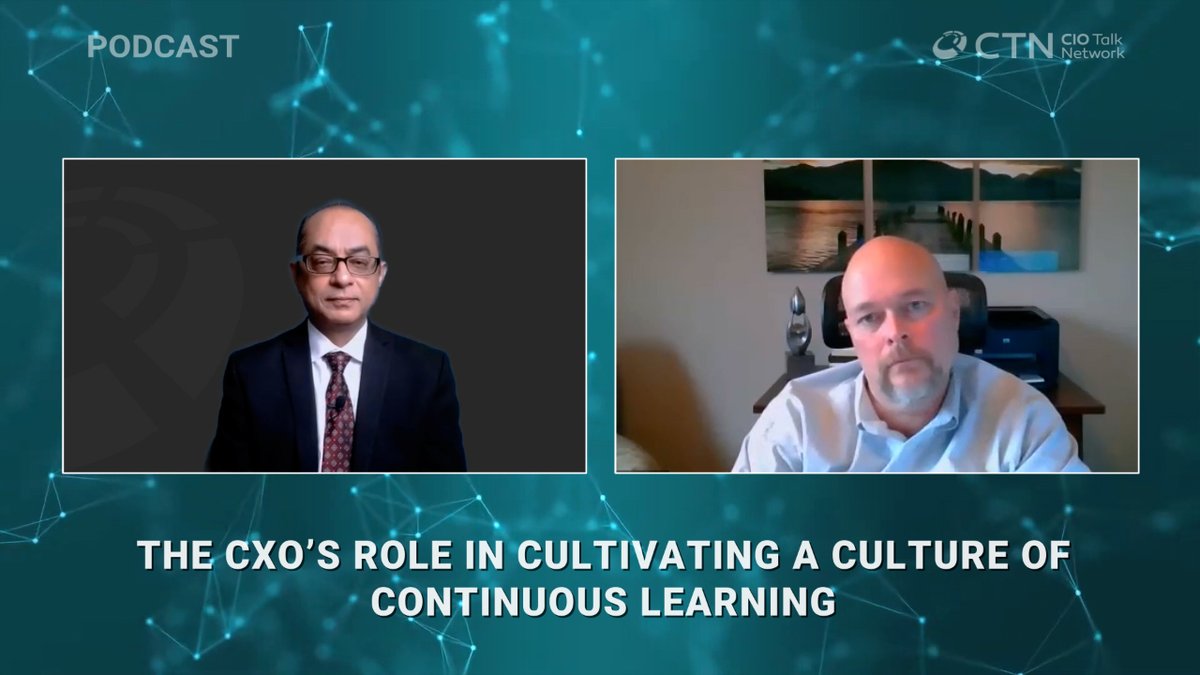 ciotalknetwork's tweet image. How can CXOs foster a culture of continuous learning? In this #CTN episode, Chris Campbell, CIO at #DeVryUniversity, shares insights on breaking barriers, using #AI for talent growth, and preventing burnout. Watch now: zurl.co/ufDB #Leadership #LearningCulture