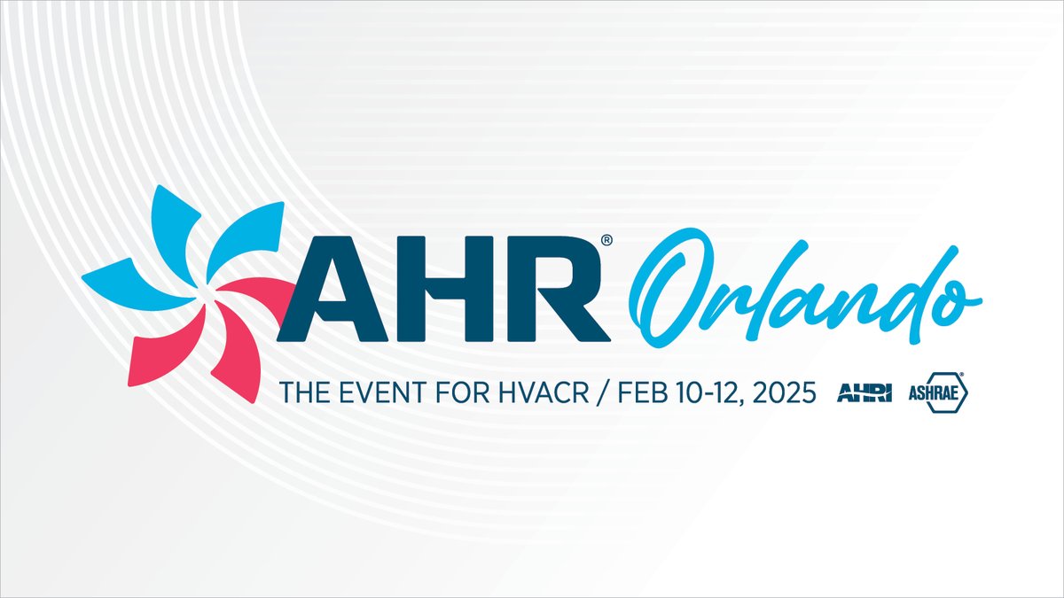 BSRIALtd's tweet image. Join us at the AHR Expo 2025 to explore everything HVACR. BSRIA are excited to once again be a part of this industry leading event 🥳 Click the link below to book your place at this year’s AHR Expo 👇
 
ahrexpo.com
 
#AHR #AHRExpo #HVAC #HVACR #BSRIA